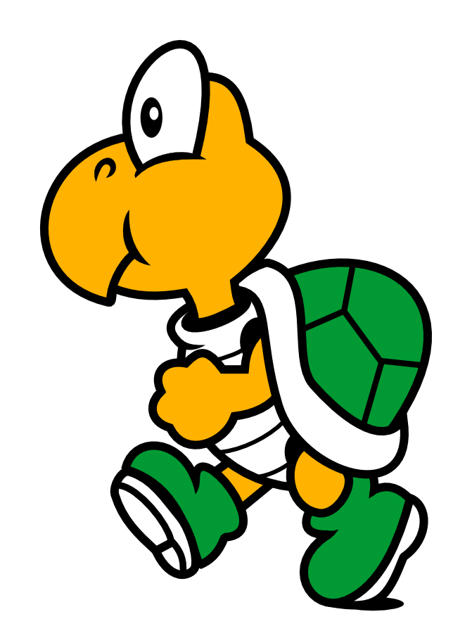 671x880 Super Mario Turtle Clipart Painting Inspirationsreferences