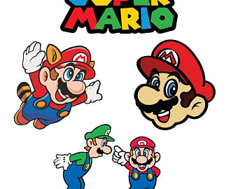 340x270 Mario Silhouette Etsy