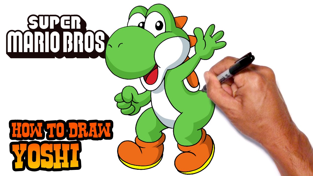 1280x720 How To Draw Yoshi Super Mario Bros