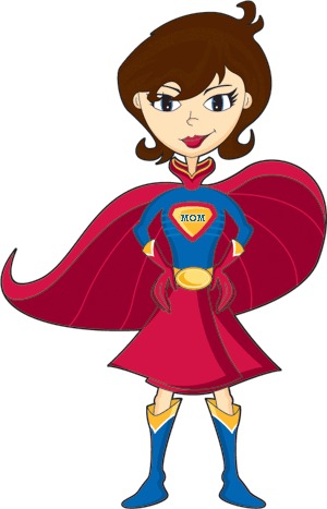 300x467 Super Mom Clipart Clipart Panda