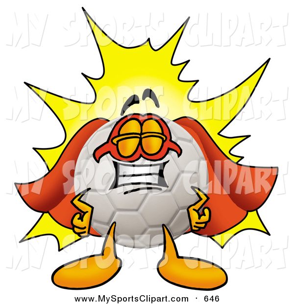 600x620 Sports Clip Art Of A Soccer Ball Super Hero By Toons4biz