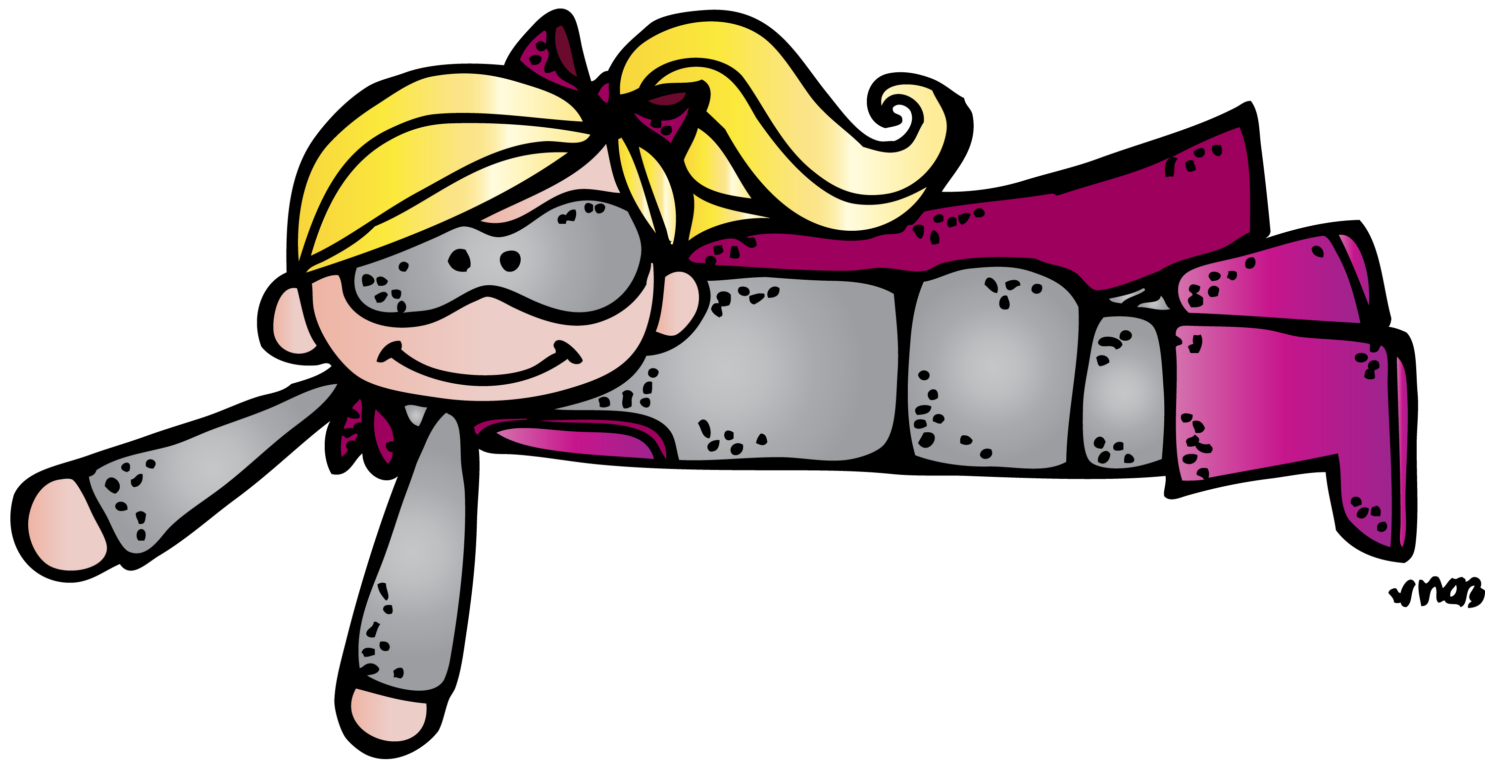 3000x1553 Supergirl Clipart Melonheadz