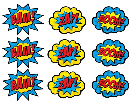570x440 Superhero Clip Art