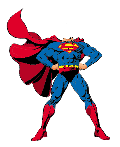400x489 Superman Clipart