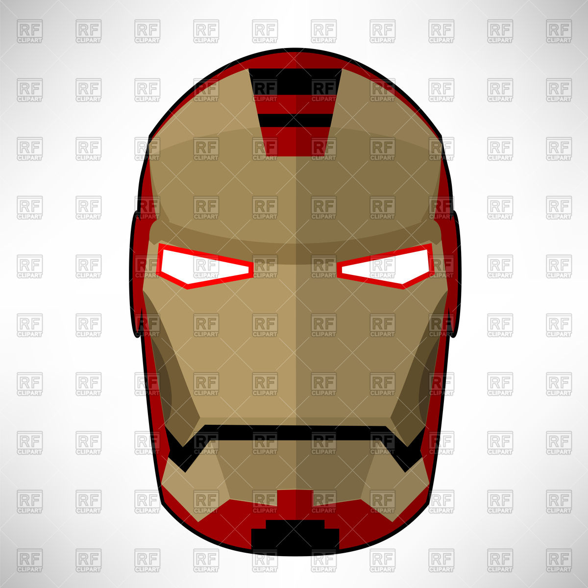 1200x1200 Superhero Mask Royalty Free Vector Clip Art Image