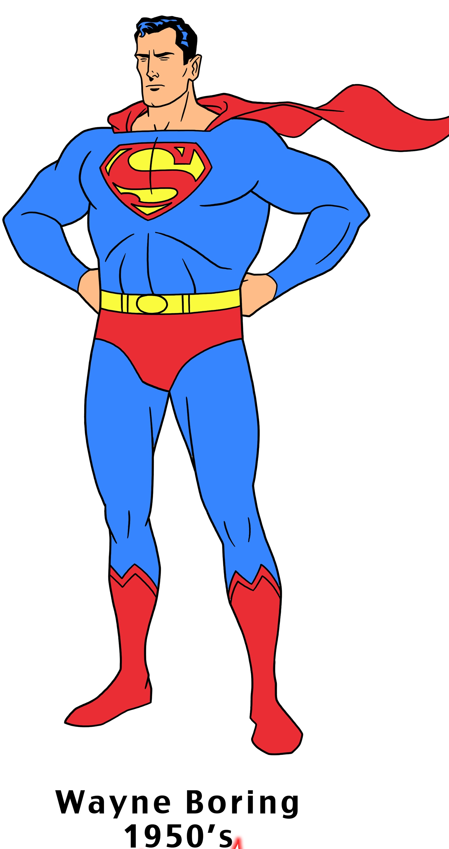 1464x2765 Art Superman 75th Anniversary Sketches