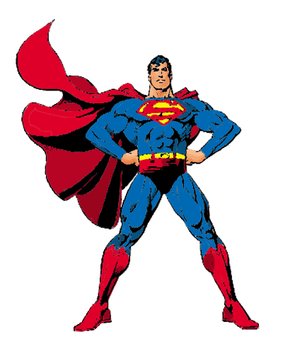 400x489 Cartoon Clipart Free Superman Clipart