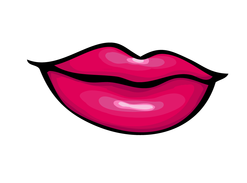 834x619 Cartoon Clipart Lip