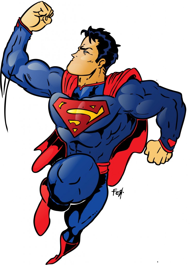 736x1024 Superman Clipart Vector