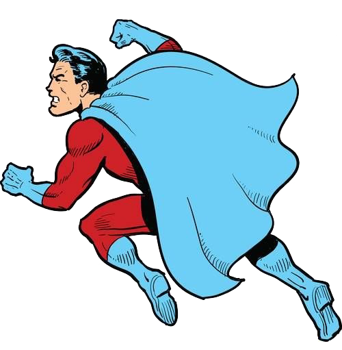 500x511 Clark Kent Cape Royalty Free Clip Art