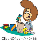 150x165 Clerk Clipart 440486 Royalty Free Rf Cliprt Illustration