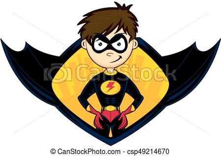 450x318 Cute Cartoon Superhero. Cute Cartoon Heroic Superhero Crime