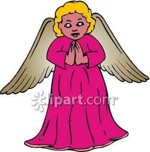 296x300 Praying Little Girl Angel