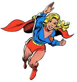 250x267 Superwoman Cartoon Clipart