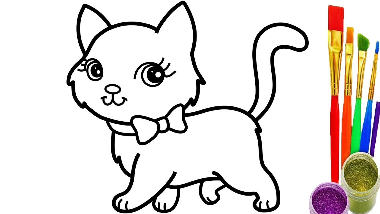 1280x720 Cats Coloring Pages Free Cool Mosm