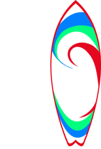 201x298 Surfboard Clip Art