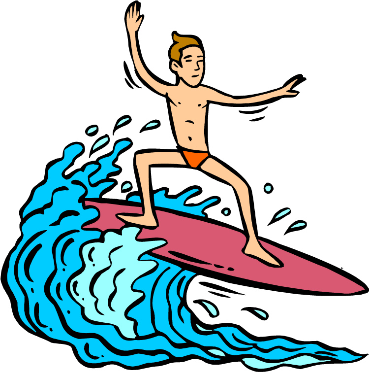 750x763 Surfing Clipart