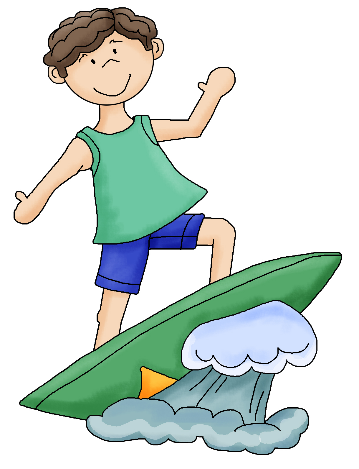 1219x1590 Surfer Clipart Animated Free Collection Download And Share