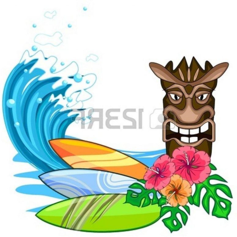 775x775 Best Hd Hawaii Surfing Clip Art Images Vector Images Stocks