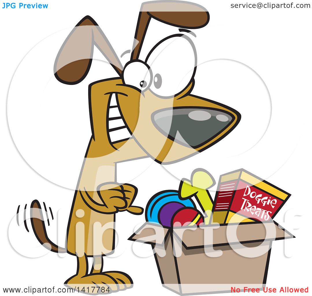 1080x1024 Clipart Of Cartoon Dog Wagging His Tailnd Looking In