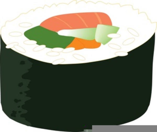 600x506 Free Clipart Sushi Rolls Free Images