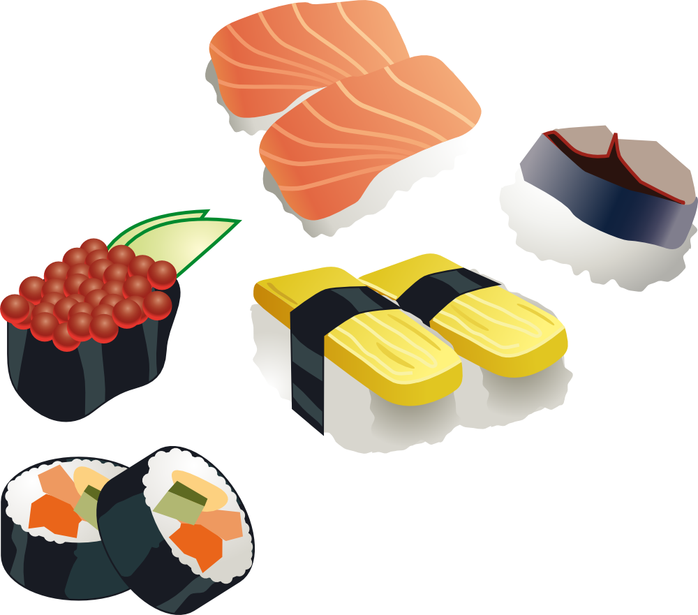 1000x881 Sushi Clip Art Clipart Panda