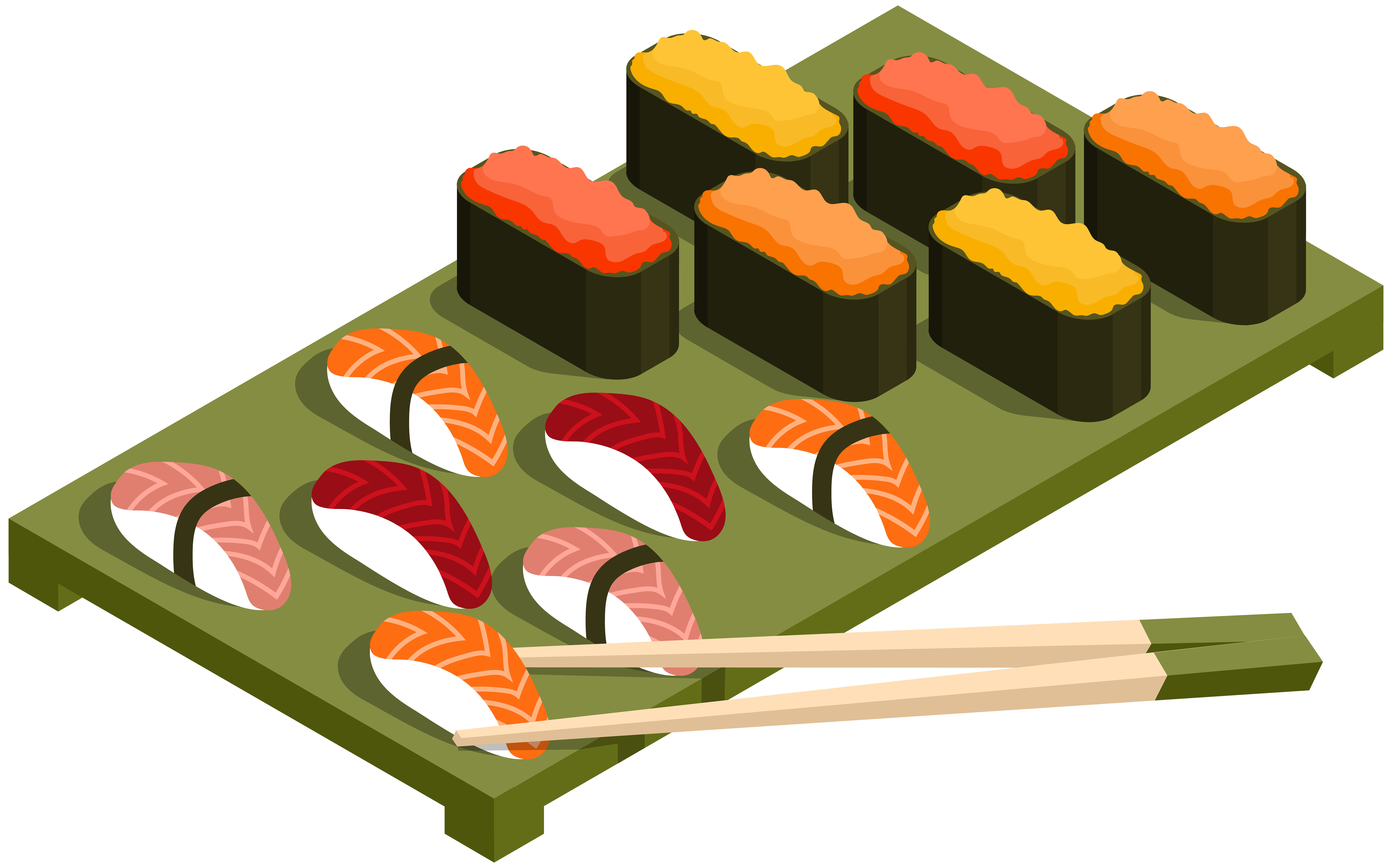 8000x4991 Sushi Menu Png Clip Artu200b Gallery Yopriceville