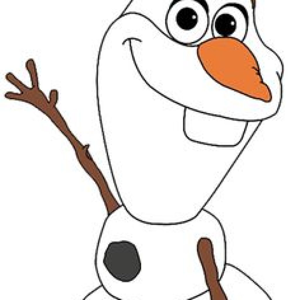 1024x1024 Olaf Clip Art Banner Clipart