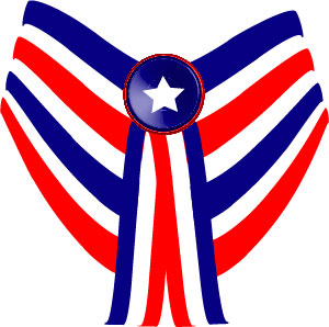 300x298 Patriotic Swag Banner Clip Art Clipart Panda