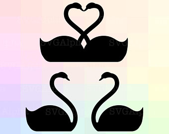 340x270 Swan Svg Etsy
