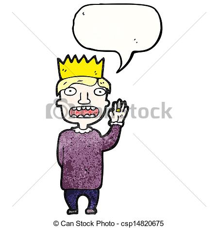 449x470 Cartoon Prince Swearing Royal Vectors Illustration
