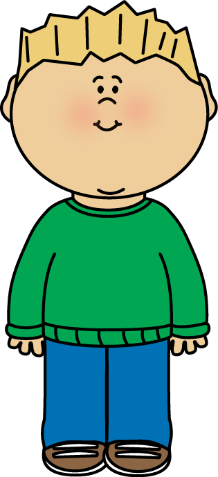 315x690 Boy Wearing A Sweater Clip Art