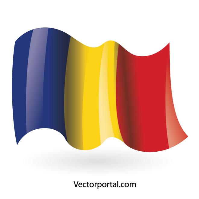 660x660 Romanian Flag Vector Clip Art
