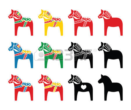 450x379 Sweden Clipart Dala Horse