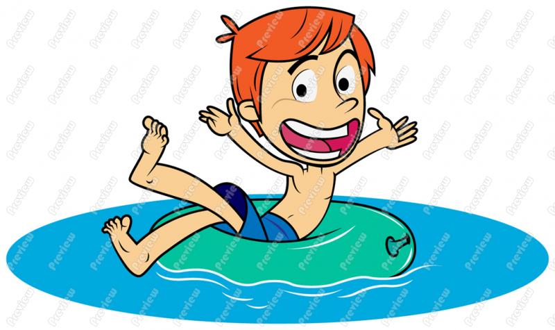 800x475 Swimming Cartoon Clipart