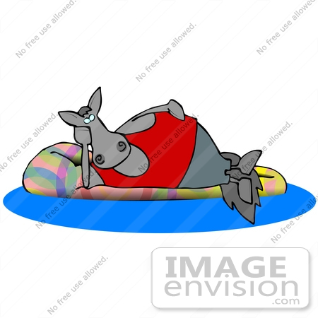 450x450 Swimming Images Clip Art Clip Art Graphic Of A Lazy Horse Relaxing