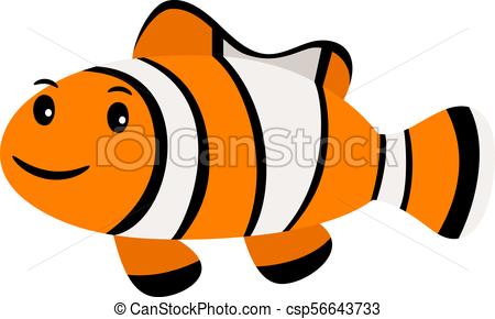 450x290 Clown Fish. Underwater Swimming Funny Smiling Clownfish