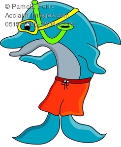 246x300 Dolphin Wearing Swim Trunks Clipart Images And Stock Photos