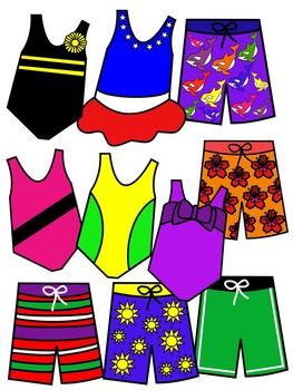 263x350 Bathing Suit Clip Art Color And Black And White Clip Art