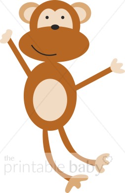 253x388 Sweet Monkey Clipart Baby Clipart