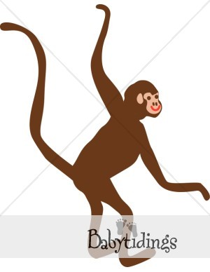 300x388 Baby Girl Monkey Clip Art Clipart Panda