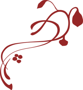 276x299 Red Swirl Clip Art