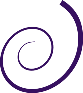 266x297 Simple Swirl Clip Art