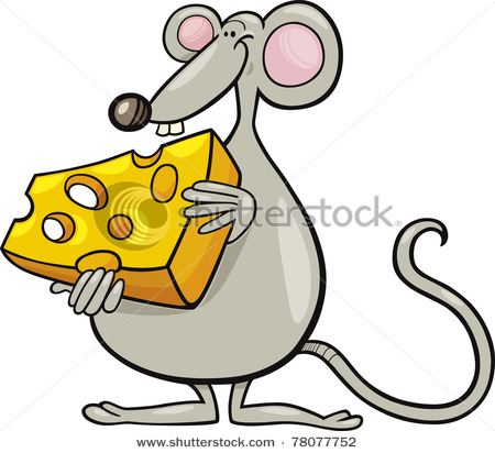 450x412 Picture Of A Fat Mouse Chewing On A Piece Of Swiss Cheese Very