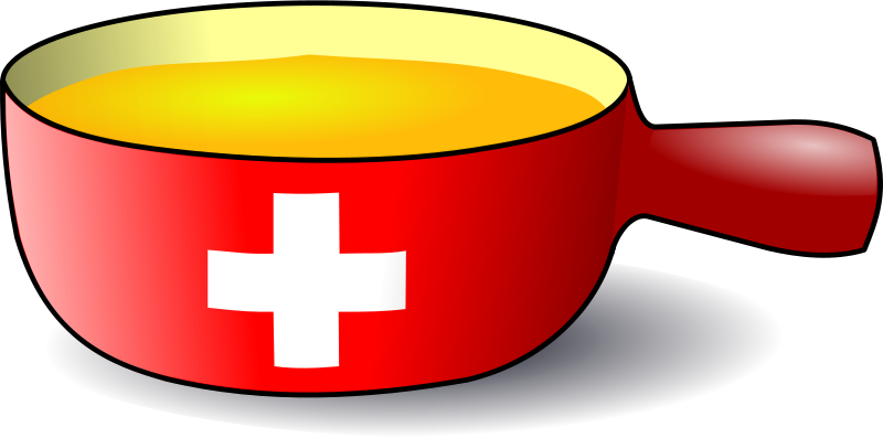 800x397 Free Clipart Swiss Caquelon Fondue Martouf