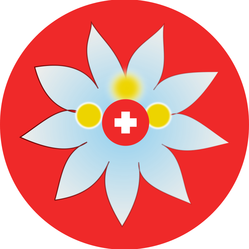 800x800 Free Clipart Swiss Edelweiss Chatard