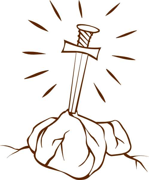 498x600 Sword In The Stone Clip Art