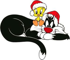 299x257 Sylvester And Tweety Christmas Christmas And New Years