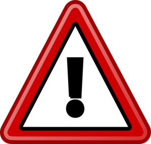 299x285 Caution Symbol Clipart