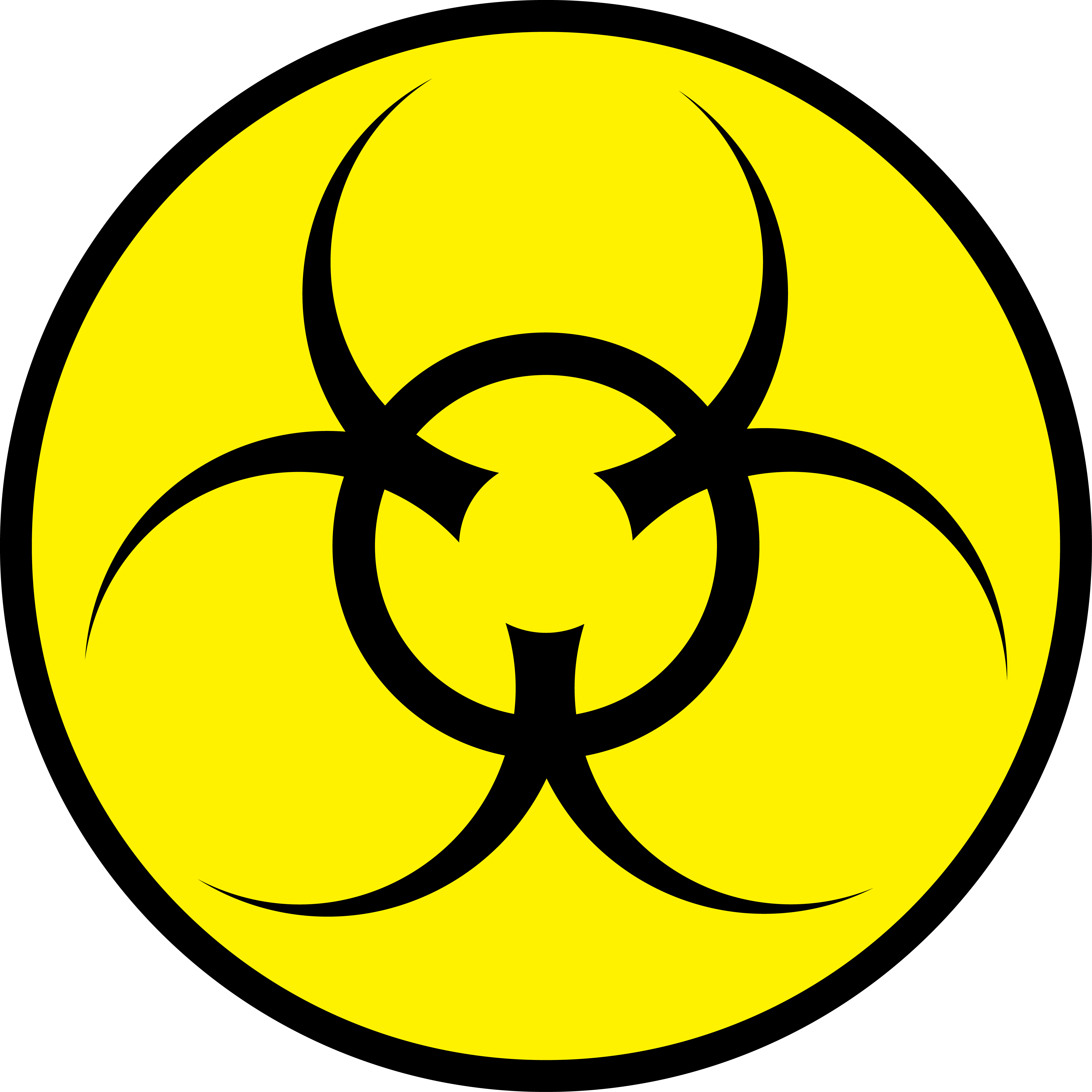 4292x4292 Toxic Symbol Clipart